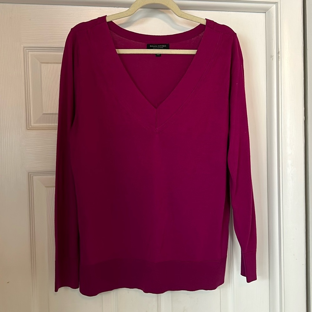 Silk Cashmere BR sweater size L